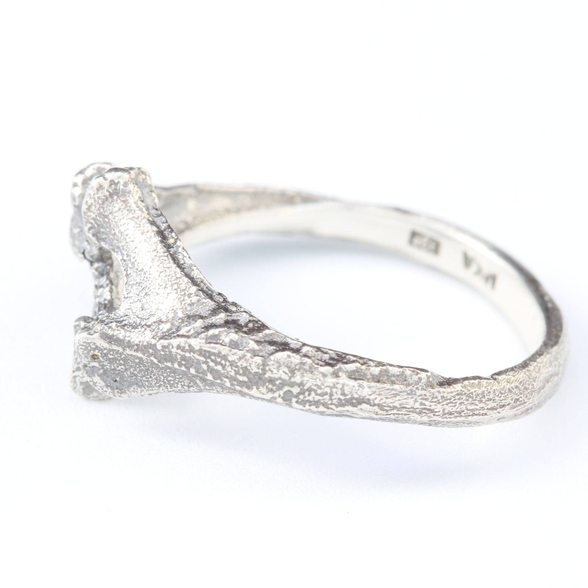 silver bones ring left