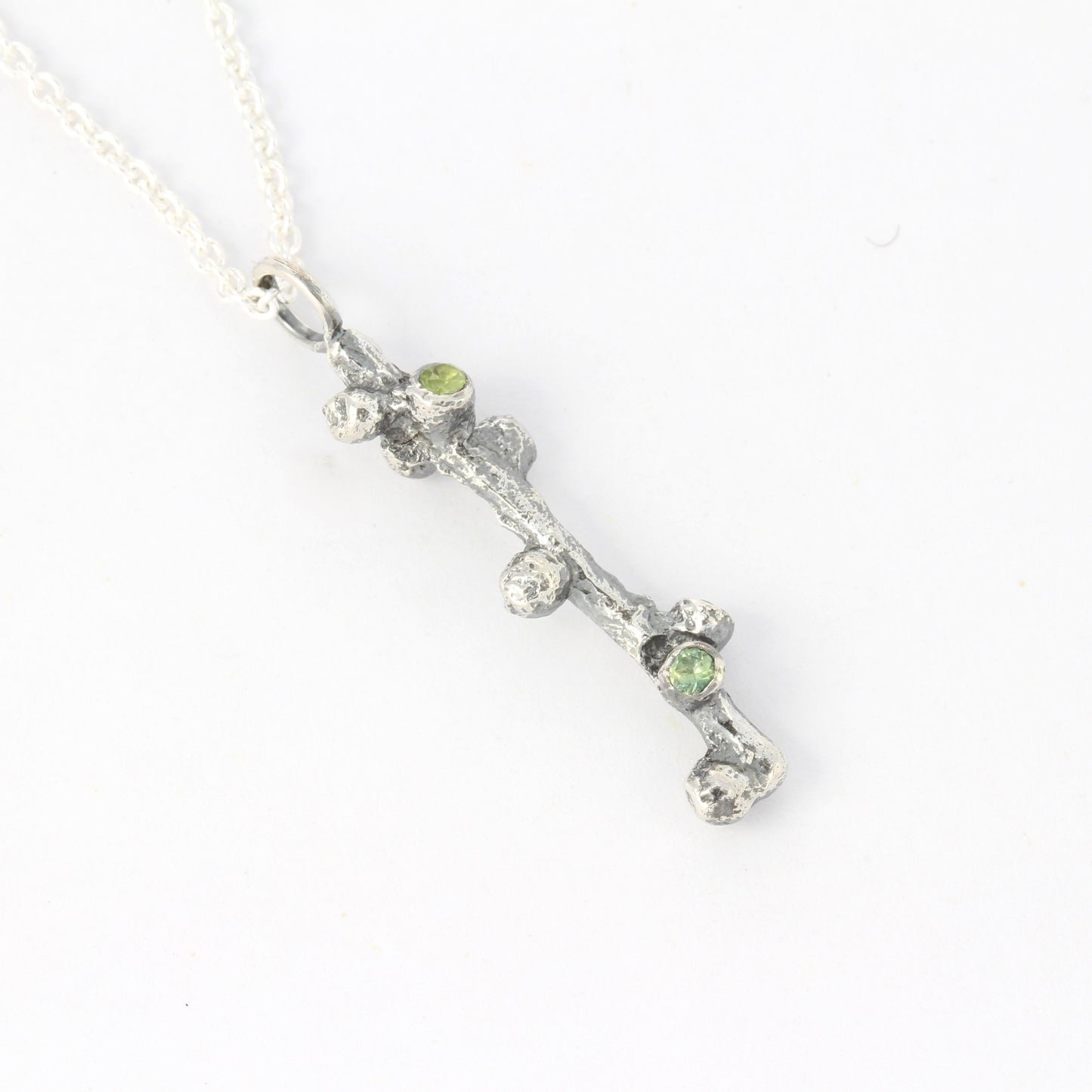 spirit of the forest silver pendant front