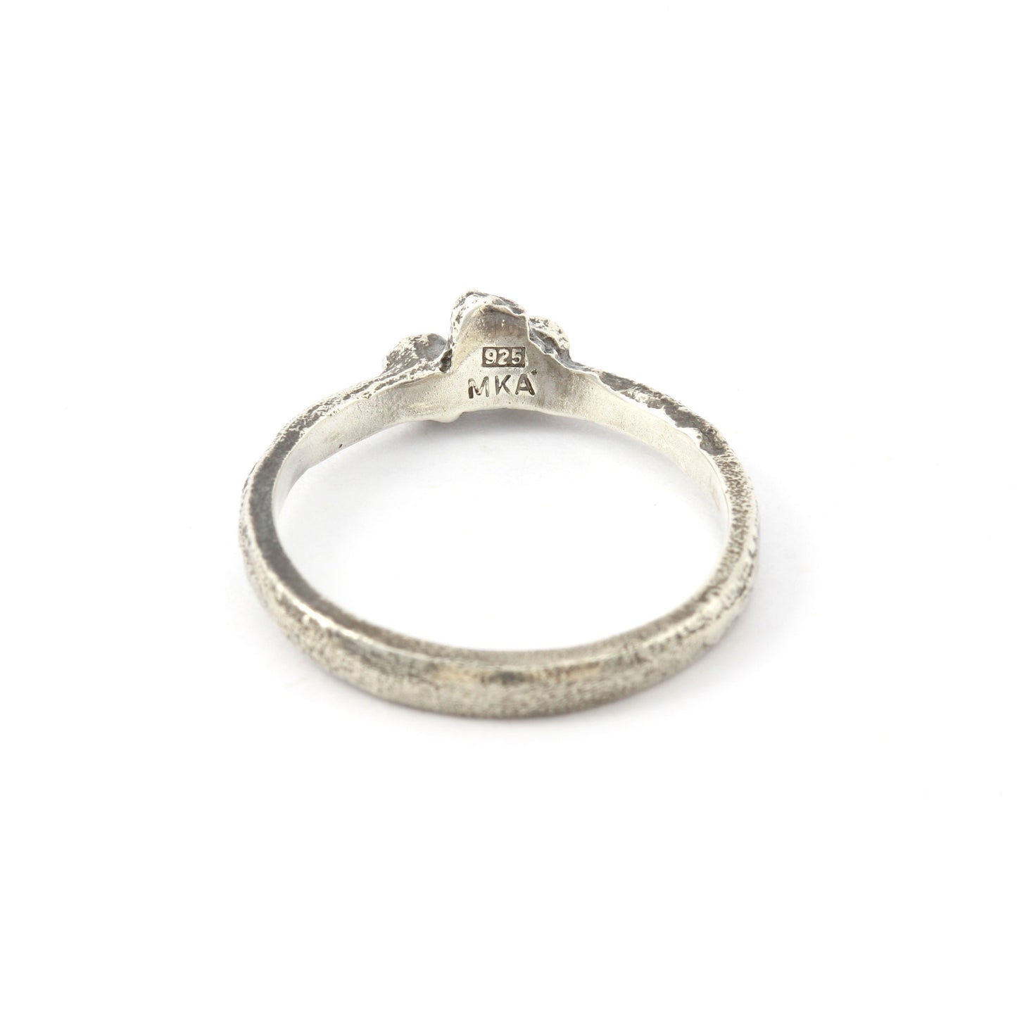 spirit of forest silver ring back
